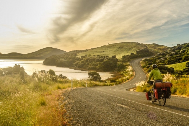 bicycle touring in New Zealand